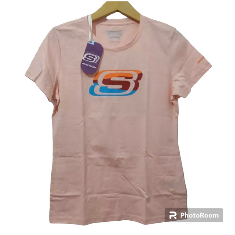 Kaos Wanita Skechers Pink