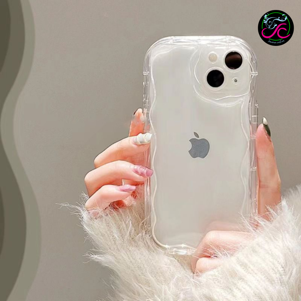 SOFTCASE SILIKON MELTING WAVY CLEAR BENING FOR OPPO OPPO A60 A78 A5I PRO A5 2025 JW8907
