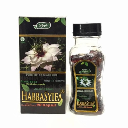 HABBASYIFA JINTAN HITAM ISI 90 KAPSUL / HABBASYIFA OIL / HABASYIFA (OIL) original HABBASYIFA isi 90 