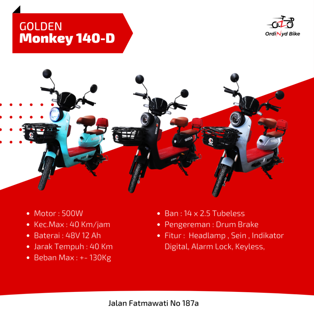 Sepeda Listrik GODA 111 Angel