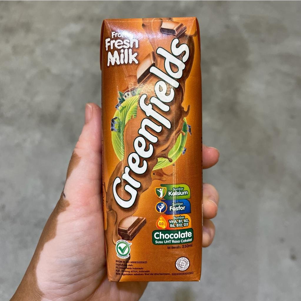 

Susu uht Greenfields 250ml greenfield Chocolate