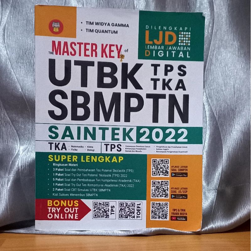 Master Key of UTBK SBMPTN TPS TKA preloved ori annotated
