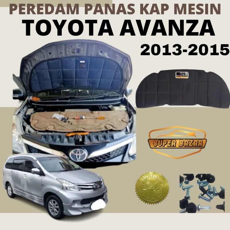 TOYOTA AVANZA 2013-2015 peredam panas kap mesin
