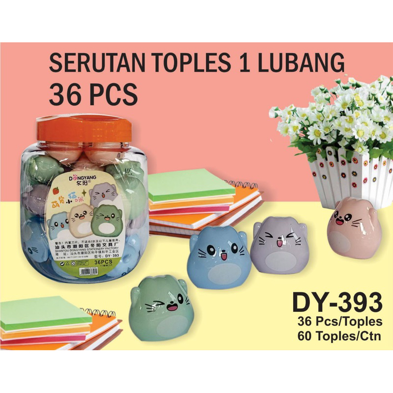 

Serutan pensil Toples 1 lubang merk NCL