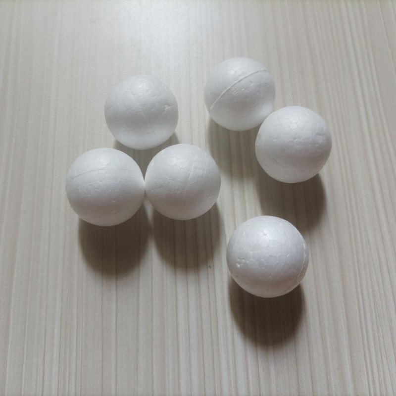 

Styrofoam Ball 3cm (bola sterofom 3cm) - 6 pcs
