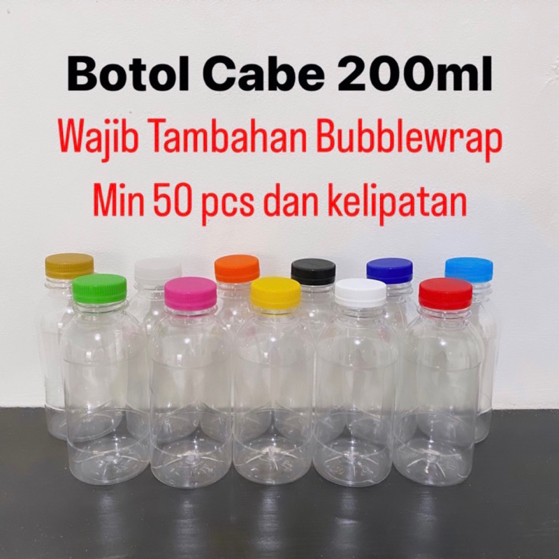 

Botol Cabe 200ml Bahan PET