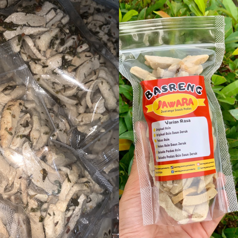 

Basreng Daun Jeruk Viral / Bakso Goreng Basreng Asin Daun Jeruk 160 Gram