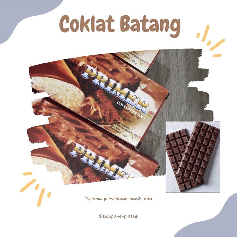 

coklat batang cokelat primer 250gr