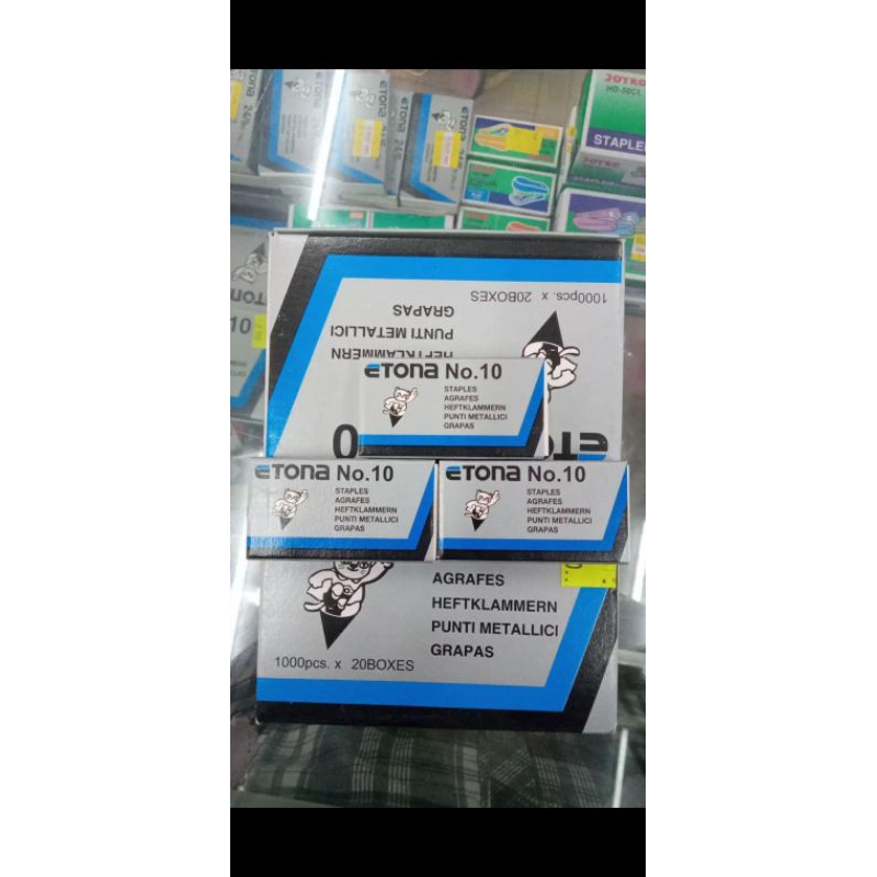 

isi Staples etona no10/stapel