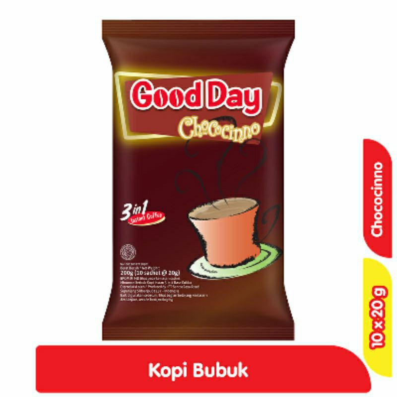 

Good Day Kopi Instant 3 in 1 Chococinno 10 x 20 g