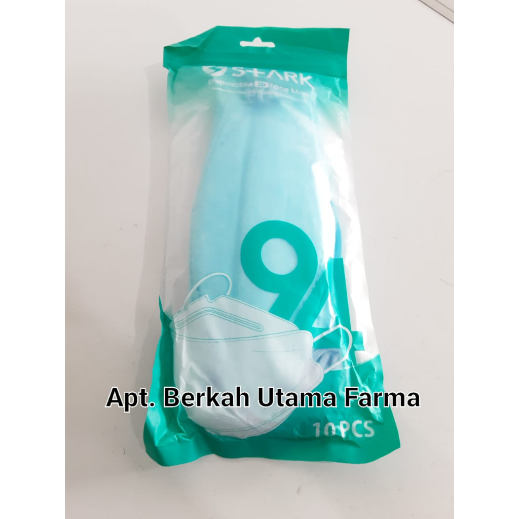 Masker KF94 Stark 3D Biru Per Bgks