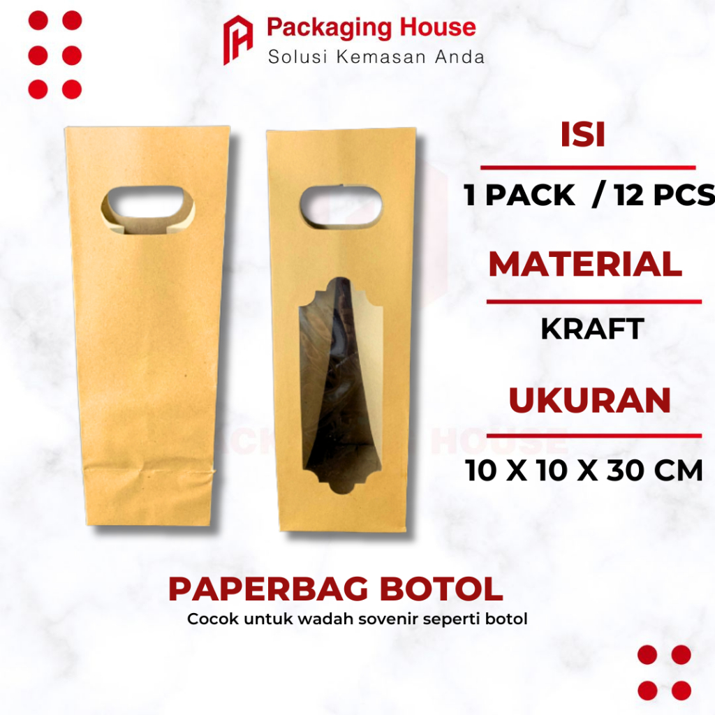 

[12 pcs]Paper Bag Premium 10x10x30 | Tas Kertas Mika Paper Bag Mika |0 Tas Souvenir Tas Tumbler Tas Premium Kaca Bag Botol Bag Sirup Tas Payung