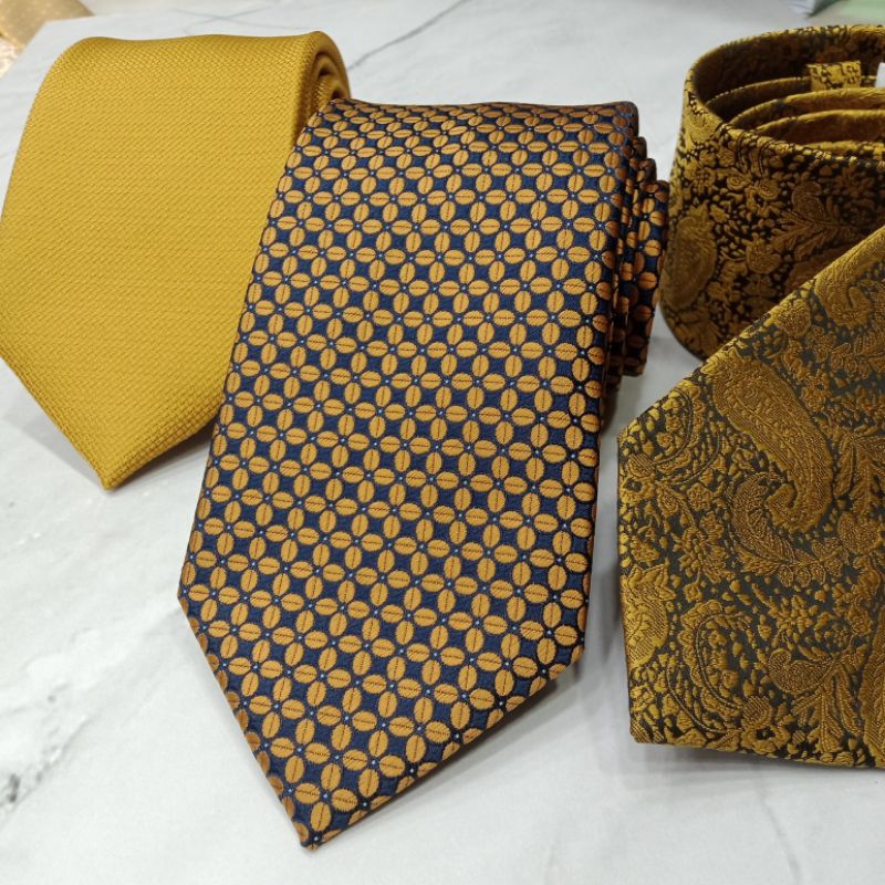 dasi gold pria dasi gold premium dasi panjang polos berkualitas