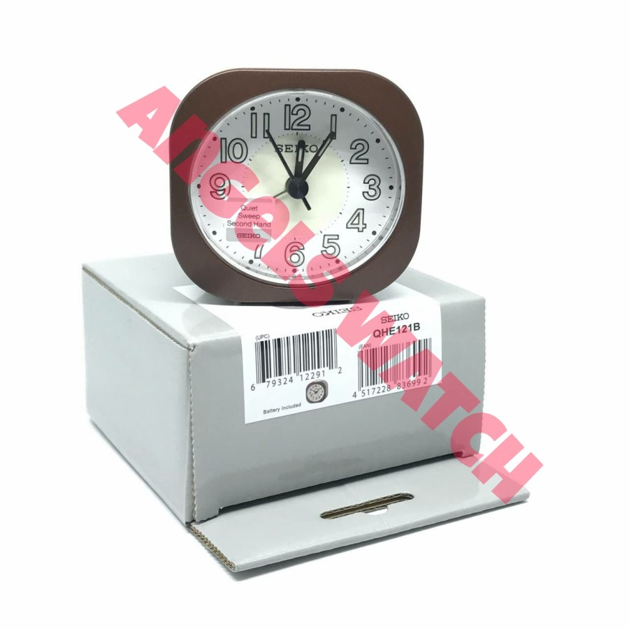 JAM WEKER SEIKO QHE121 ORIGINAL SEIKO - Cokelat