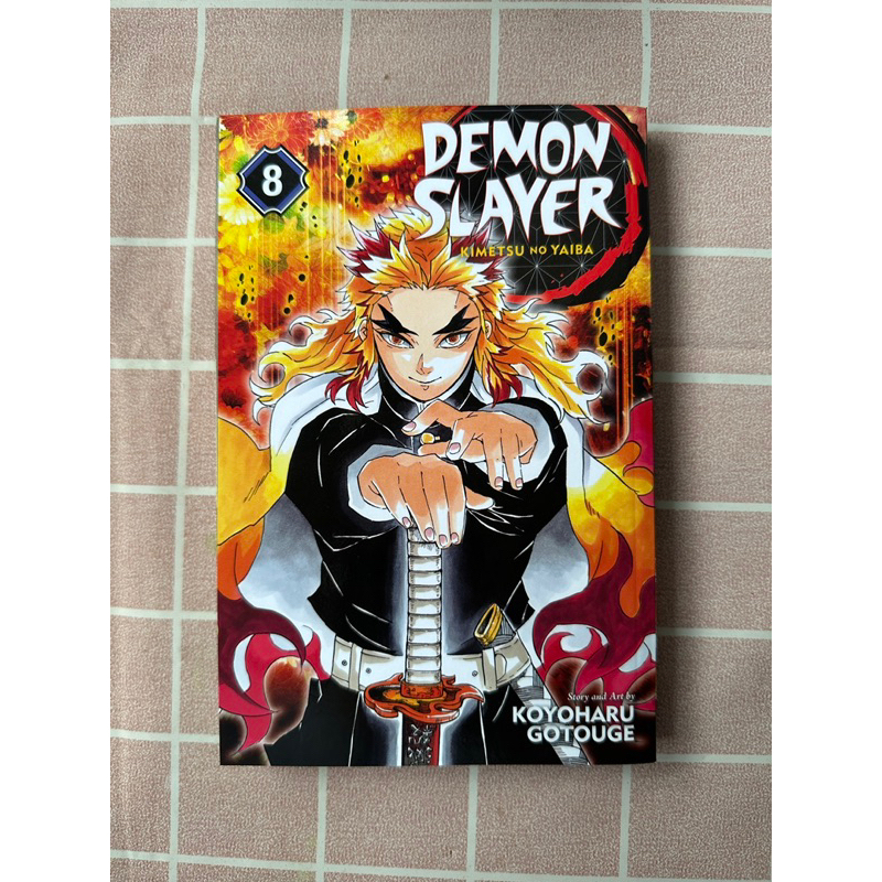 Demon Slayer Kimetsu no Yaiba Manga vol. 8 Rengoku Bahasa Inggris English Original
