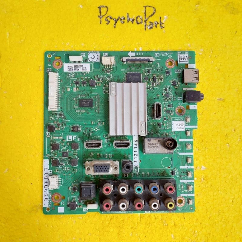 MB - MAINBOARD - MESIN TV LED SHARP LC 40LE355M - 40LE355 M - 40LE355
