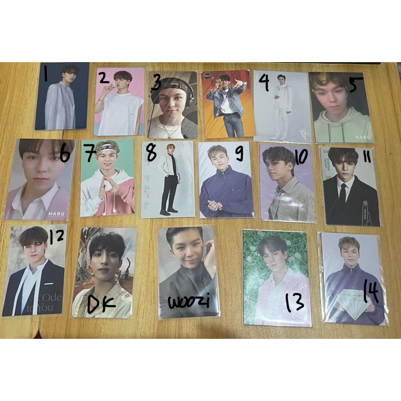 PC TC PHOTOCARD VERNON DOKYEOM WOOZI TZUYU JISUNG JAKE LUCAS SEVENTEEN NCT DREAM ENHYYPEN