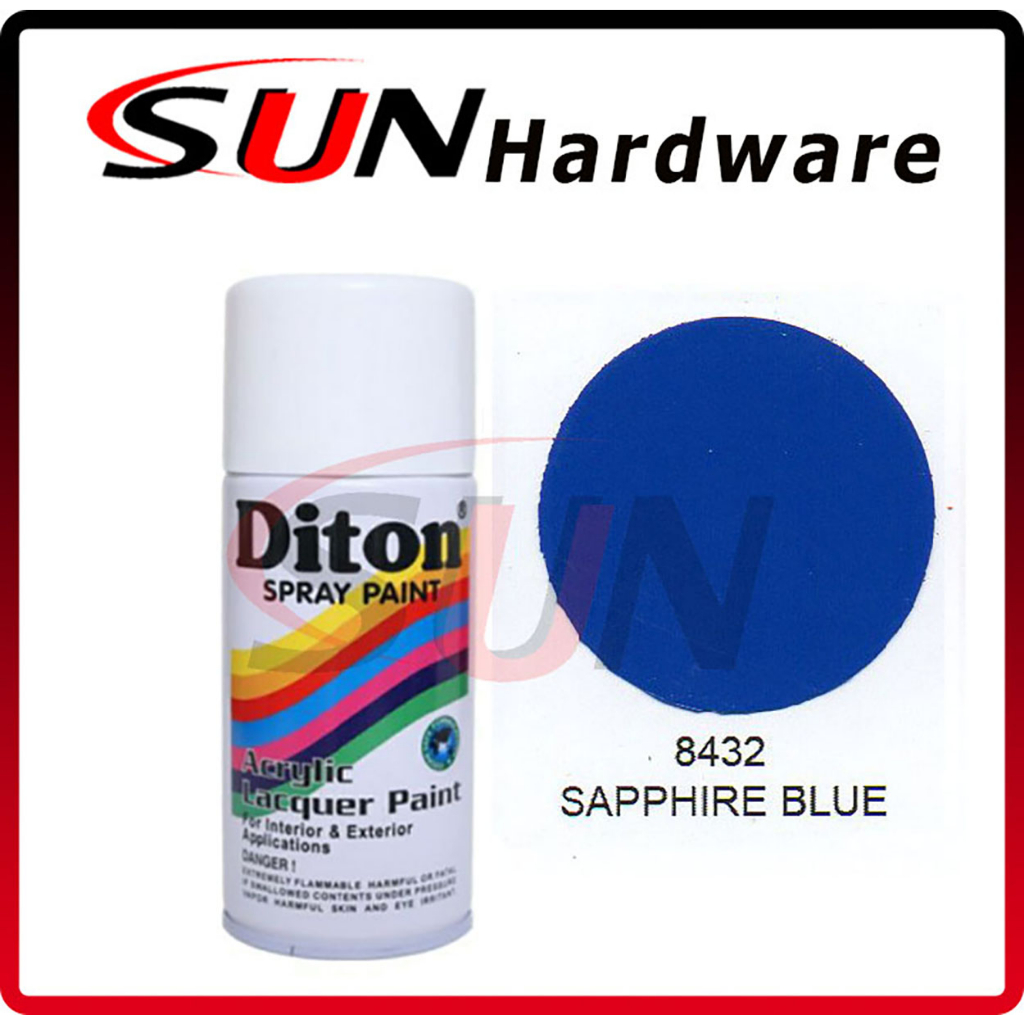 Pilox DITON 300 ml Sapphire Blue 8432 Pilox Pylox Biru Tua
