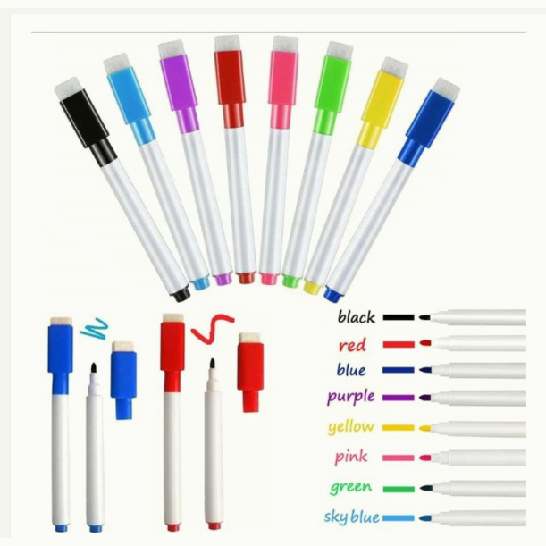 

Spidol Penghapus Spidol Anak Warna Warni Wipe Clean Marker Whiteboard Marker SS190
