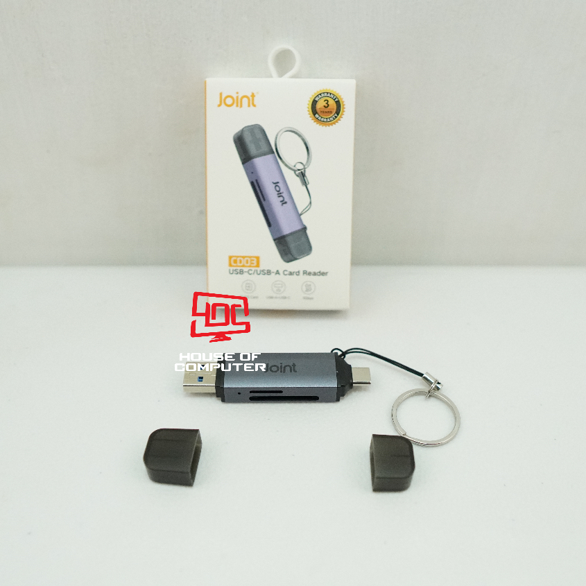 CARD READER JOINT CD03 METAL GRAY TIPE C AND USB 3.0