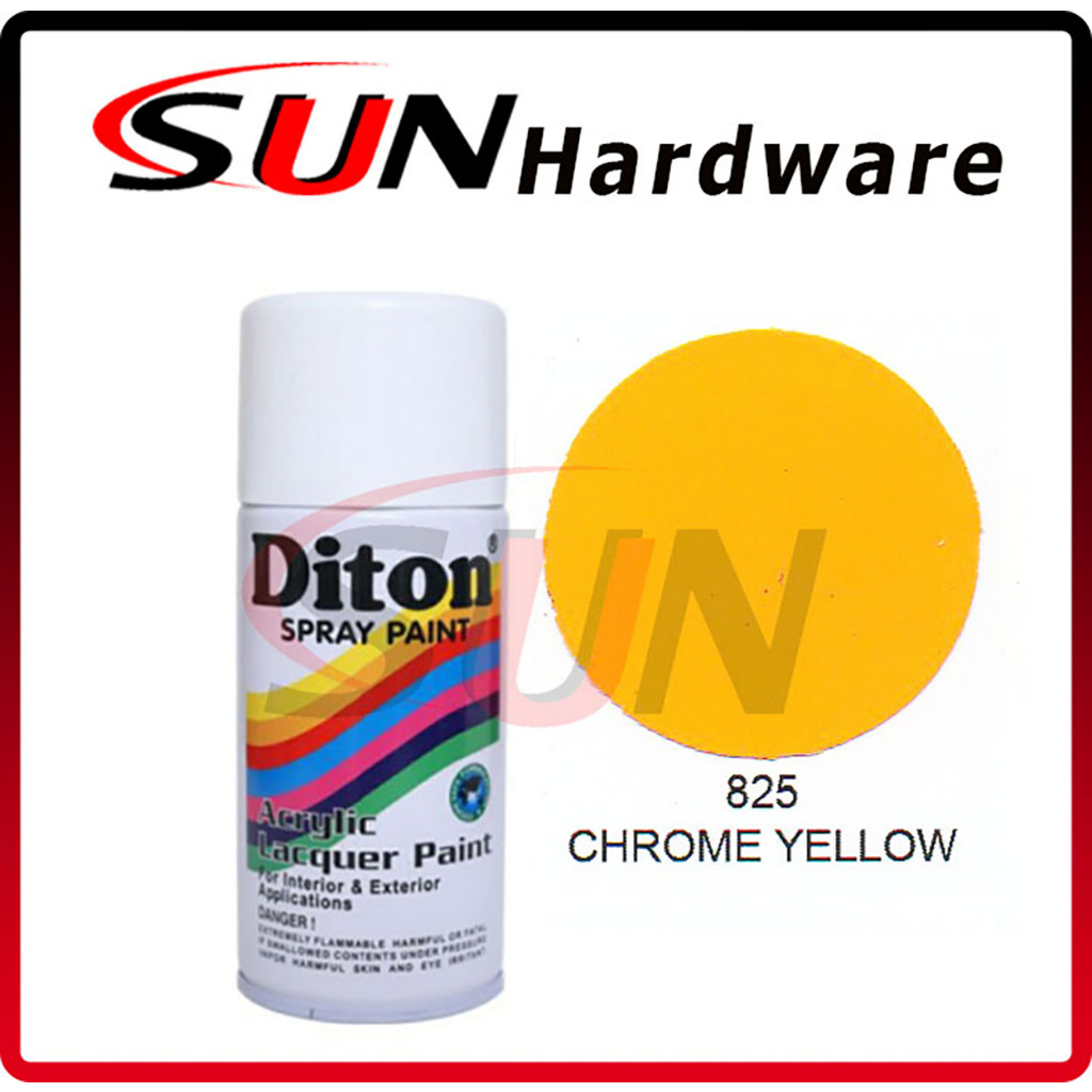 Pilox DITON 300 ml Chrome Yellow 825 Pilox Pylox Solid Kuning