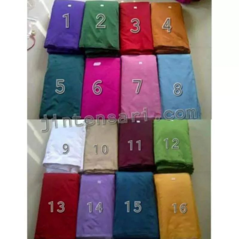 Aneka Warna Kain Tenun Polos