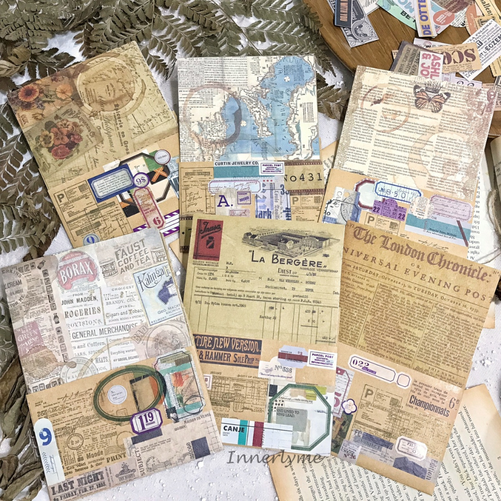 

Journal Kit Journaling Kit Aesthetic Scrapbook Journal Taste Of Coffee Kertas Vintage Paper Deco Vintage Paper