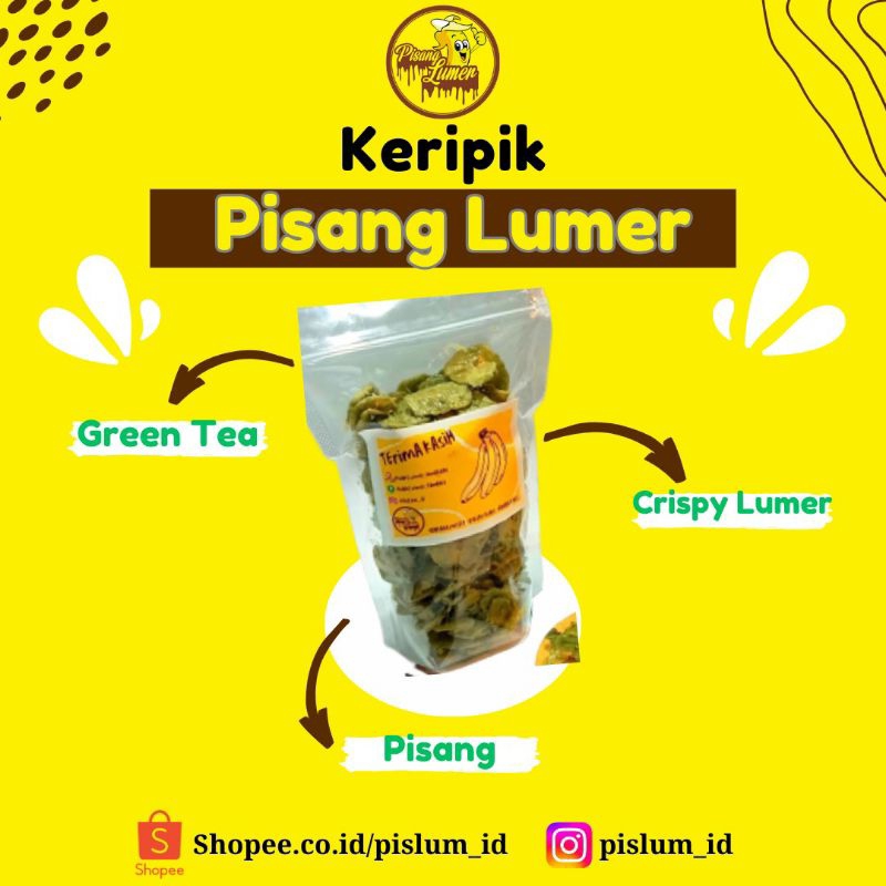 

Keripik Pisang Lumer Green Tea