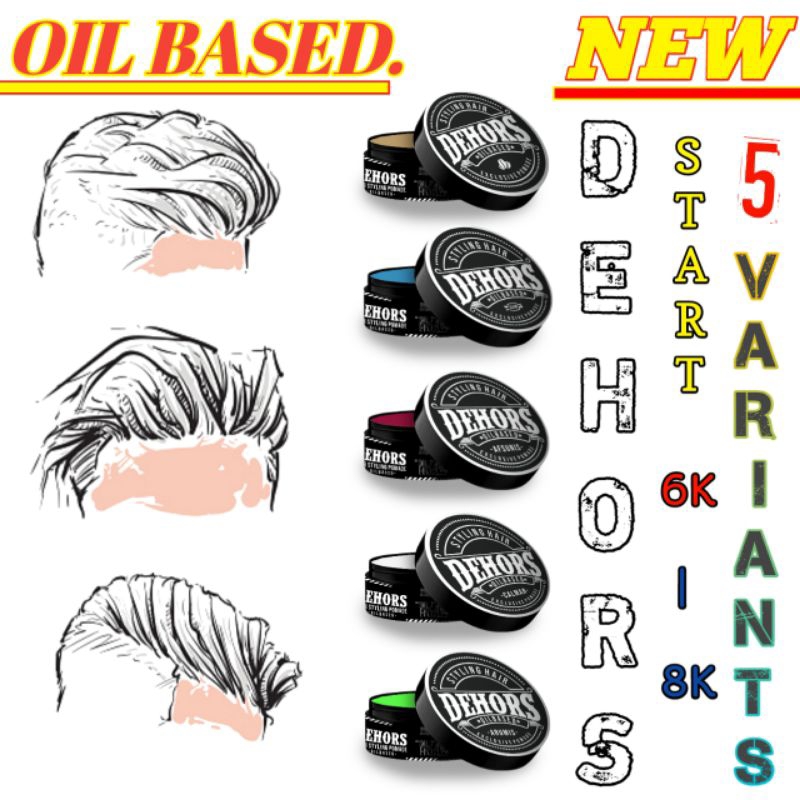 Pomade Rambut Murah / Pomade / Pomade Rambut Oil Based/ Pomade Rambut