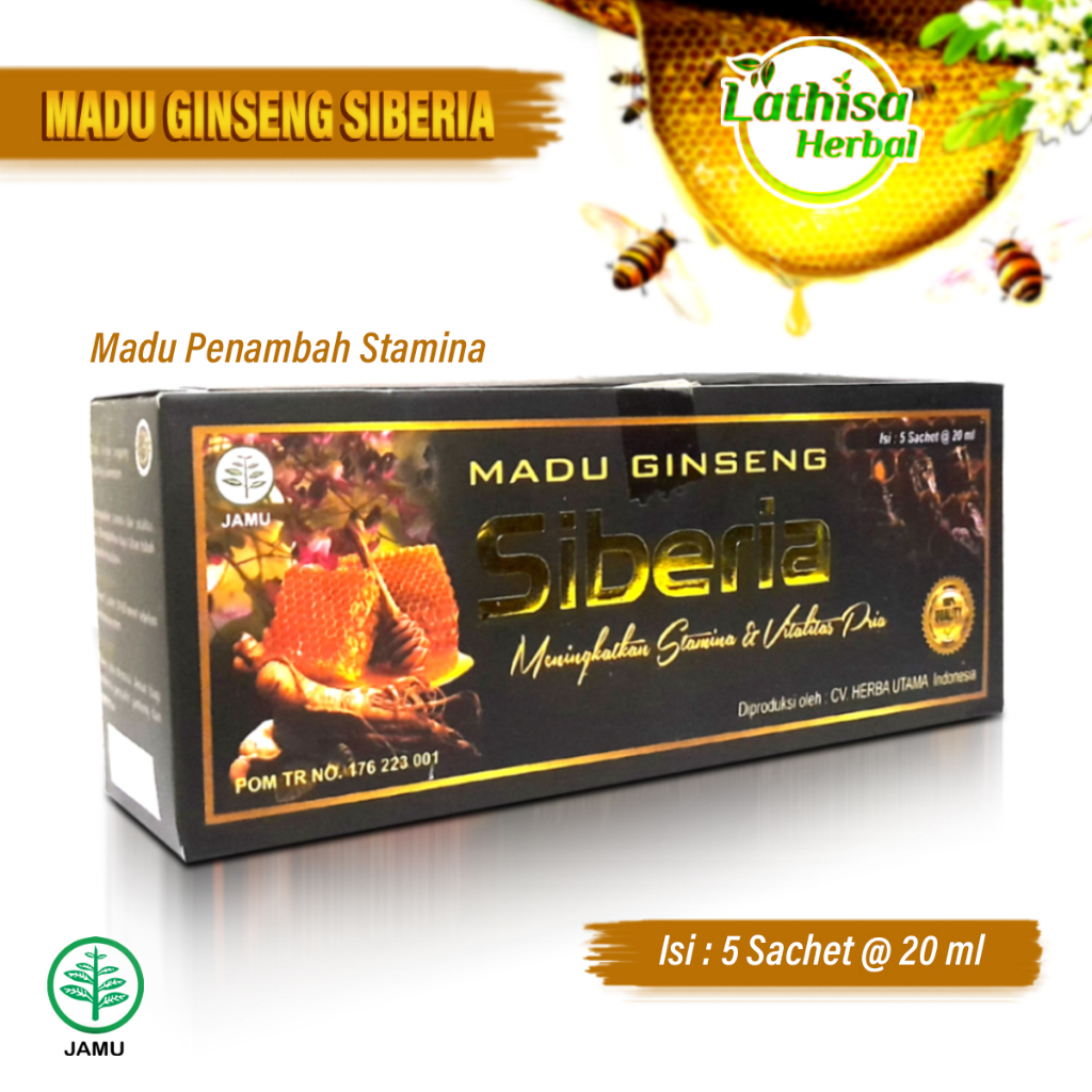 Madu Ginseng Siberia Sachet