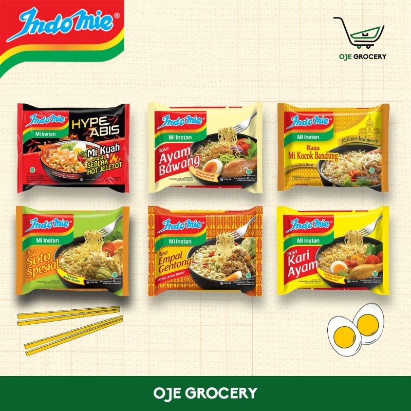 

MIE INSTAN INDOMIE KUAH SEMUA RASA | ALL VARIANT