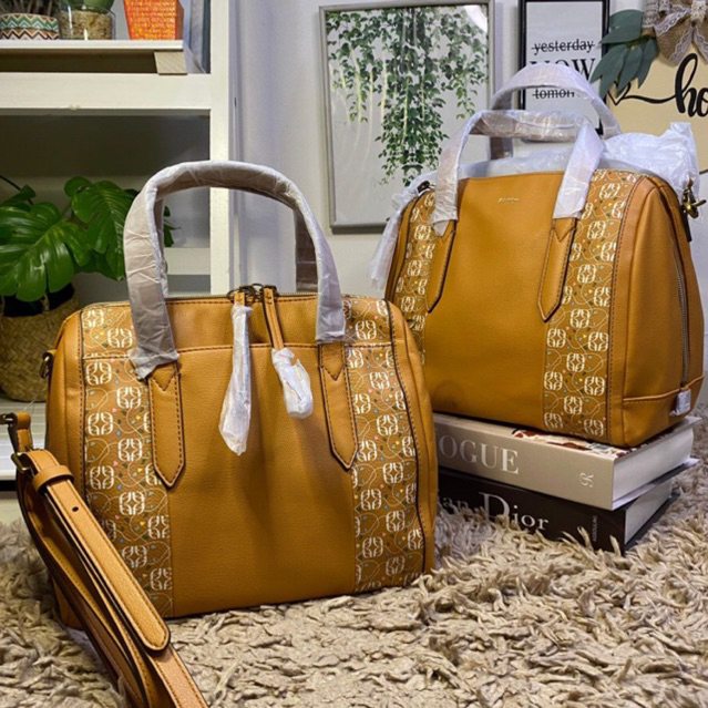 F o s s * l Sydney Satchel Tan Floral