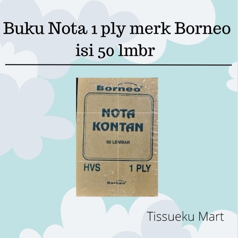 

Buku Nota 1 ply dan 2 ply isi 10 buku