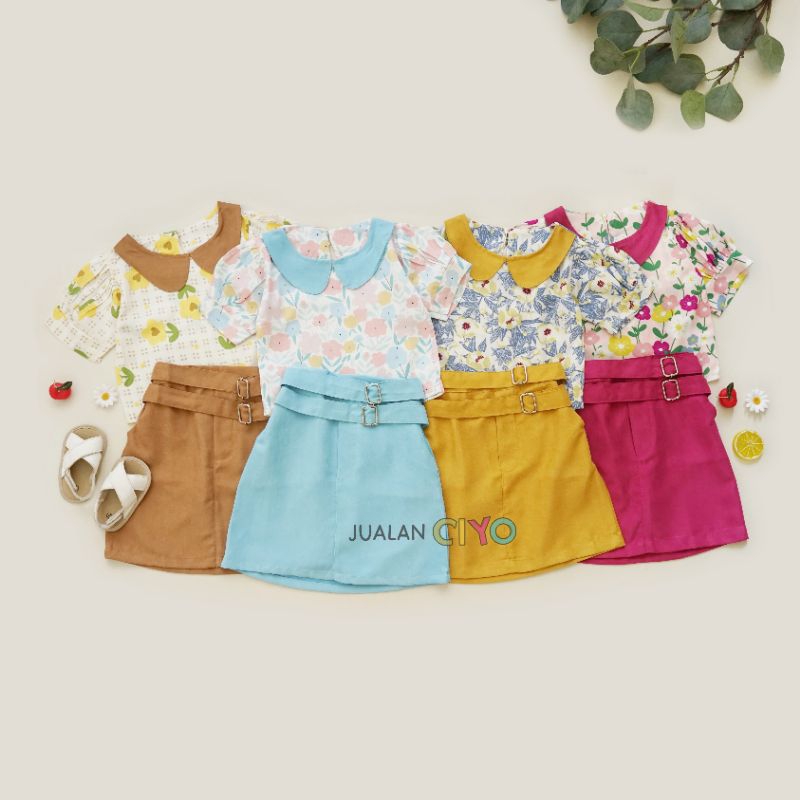 JUALAN CIYO | Havana Set | Setelan Rok Anak | Setenal Rok Gemes | Baju Anak Perempuan | Kendari