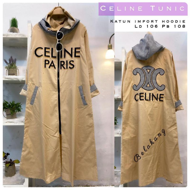 Tunik hodie Faris katun import fashion wanita modern