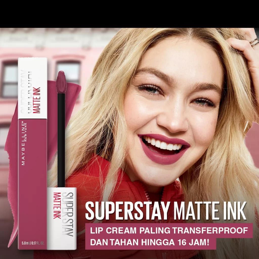 MAYBELLINE SUPERSTAY MATTE INK LIQUID MATTE LIPSTICK | MAYBELLINE LIPCREAM MATTE INK