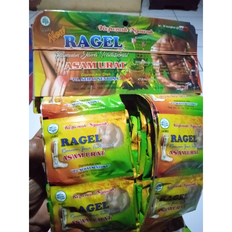 Kapsul Ragel Asli Asam Urat Pegalinu