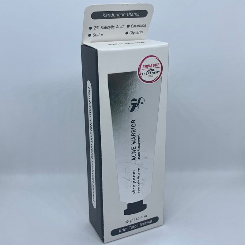 SKIN GAME ACNE WARRIOR ACNE TREATMENT FULL SIZE