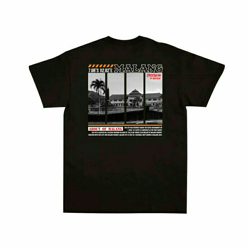 TSHIRT KAOS MALANG STREETWEAR ORIGINAL || BAJU KAOS MALANG PRIA WANITA PREMIUM