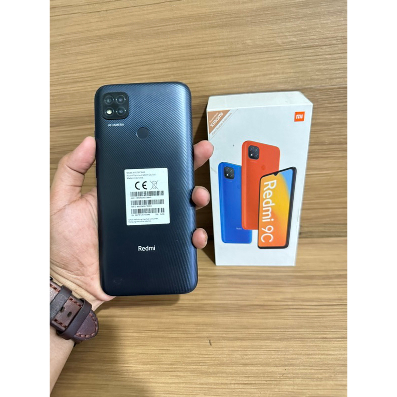 jual redmi 9c 4/64 second mulus lenbkap full set siap pakai