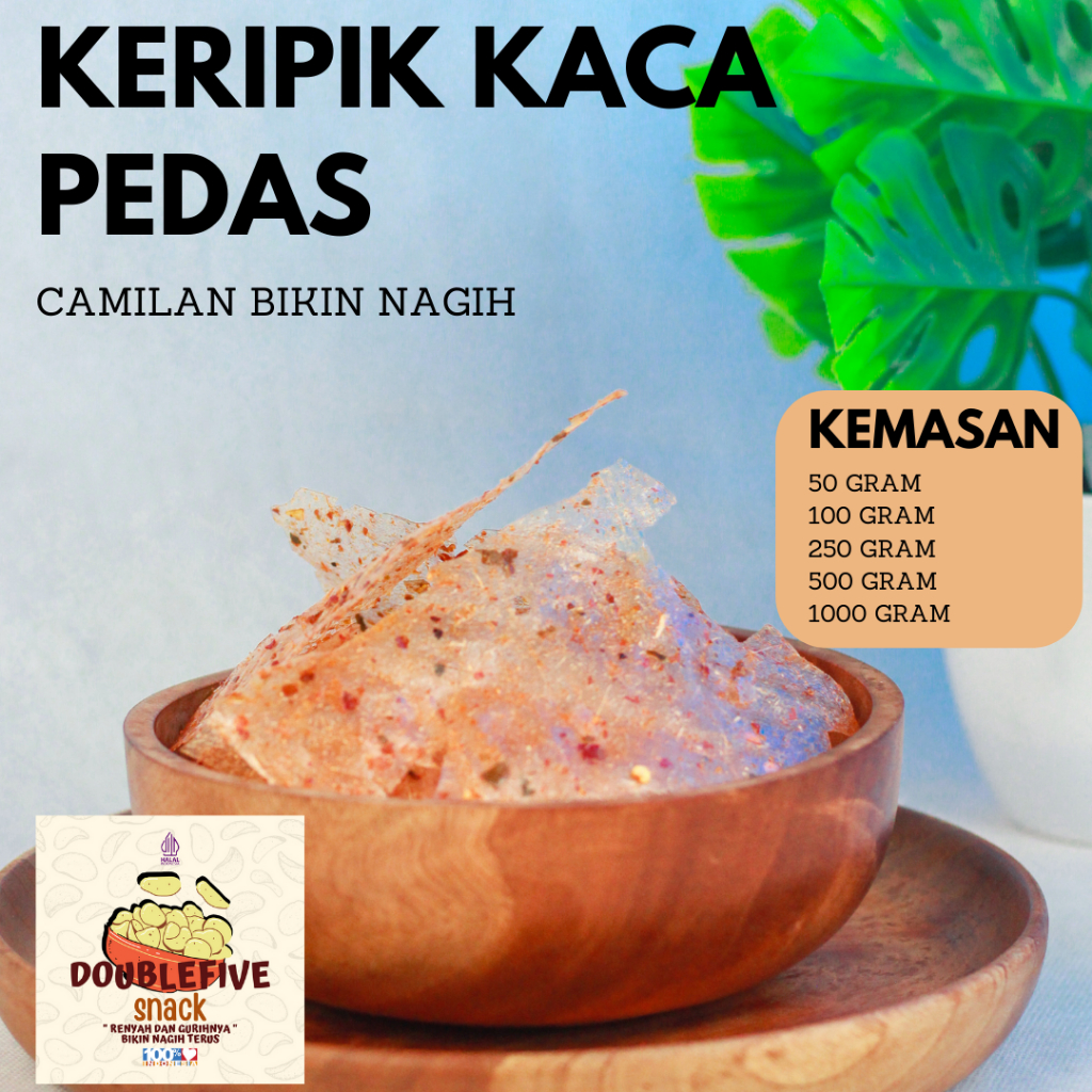 

KERIPIK KACA 500gr / KERUPUK KACA DAUN JERUK / KRIPIK KACA / KRIPIK BELING