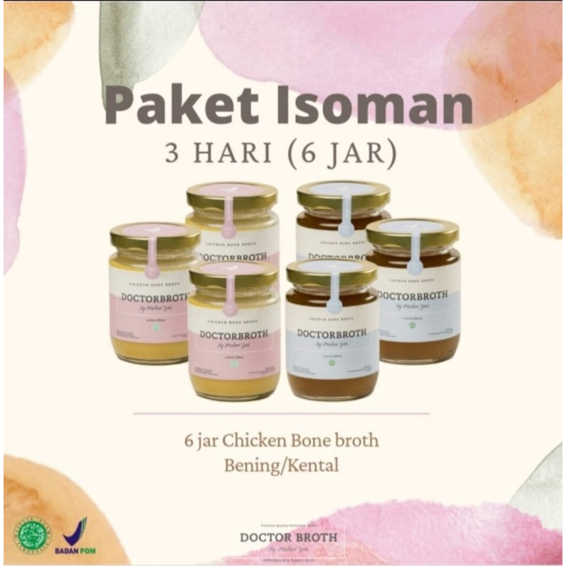 

Doctor Broth Paket Isoman 6 jar 3 hari