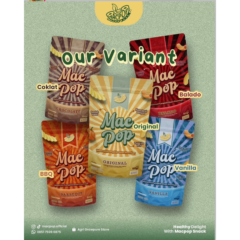 

MAKARONI SEHAT - MAKARONI LABU KUNING - MACPOP