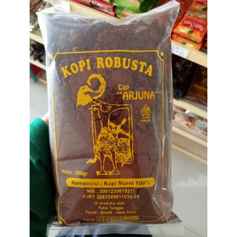

Kopi Robusta 250gr
