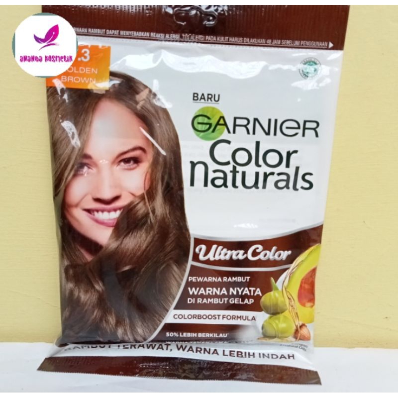 PEWARNA RAMBUT GARNIER COLORS NATURALS GOLDEN BROWN