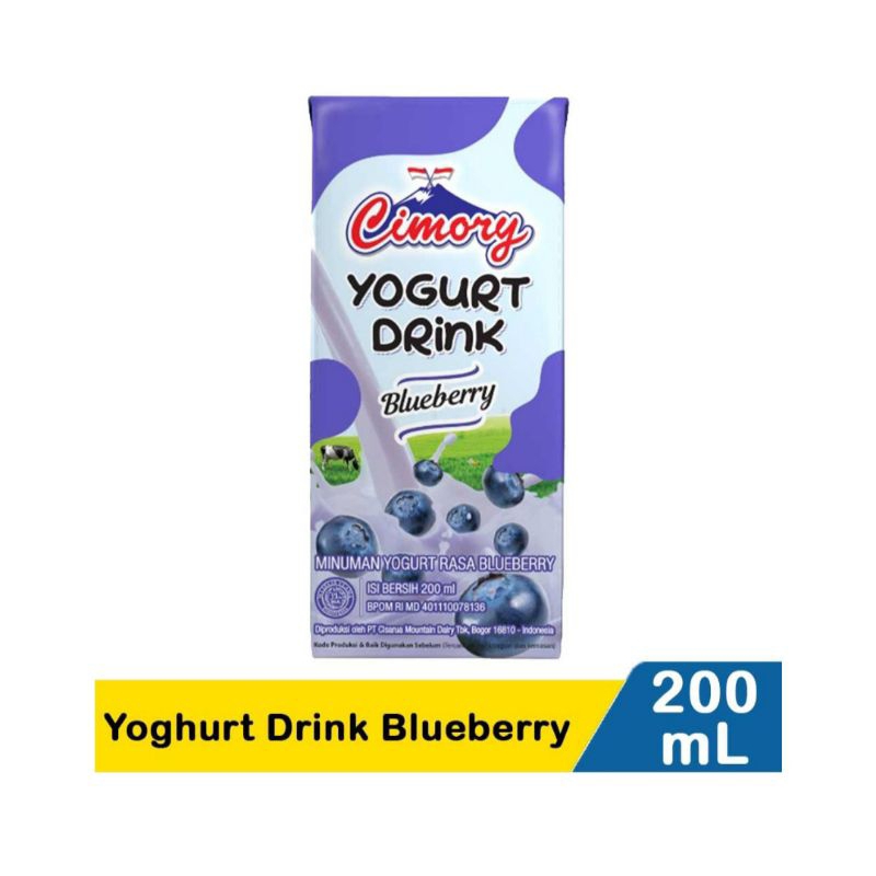 

cimory yogurt drunk rasa blueberry 200 ml