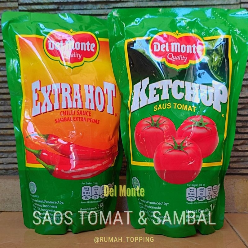 

Promo Terlaris Saus Tomat & Sambal Delmonte / Tomato Ketchup / Chilli Sauce