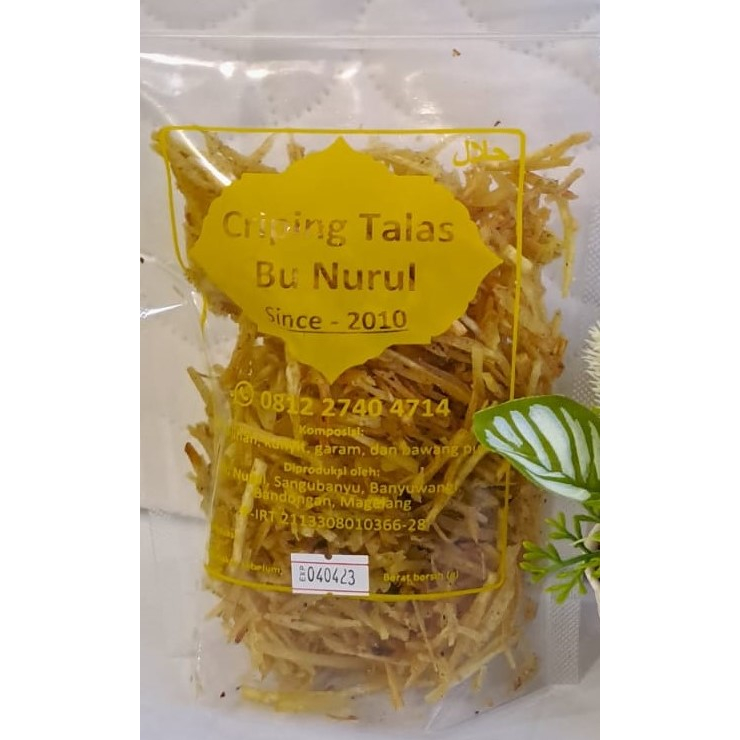 

Stik Talas Bu Nurul +-180 gr Ceriping/Kripik asin gurih kiloan