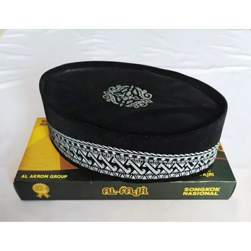 Songkok Hitam Motif Peci Dewasa Kopiah Keren