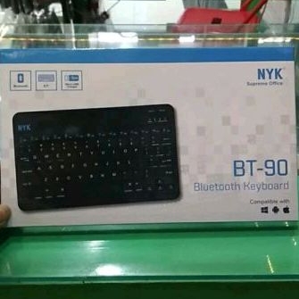 keyboard bluetooth wireless nyk BT-90 mini for android ios windows handphone macbook pc laptop